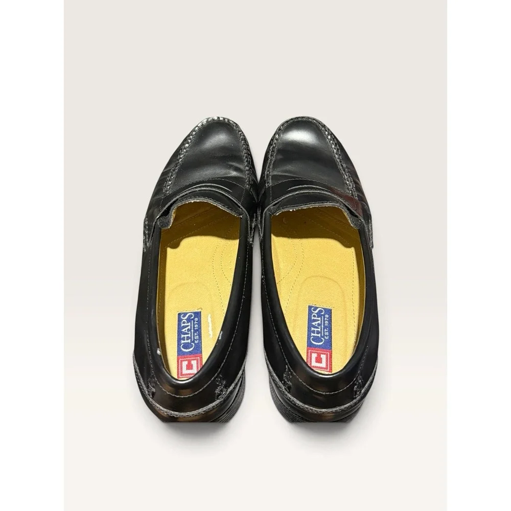 Chaps Penny Loafer Black Men's Size 10